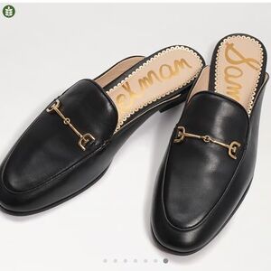 Sam Edelman Linnie Bit Mule Black Leather Size 8.5